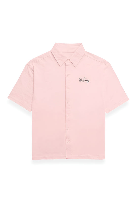 HALF-SLEEVE BUTTON SHIRT