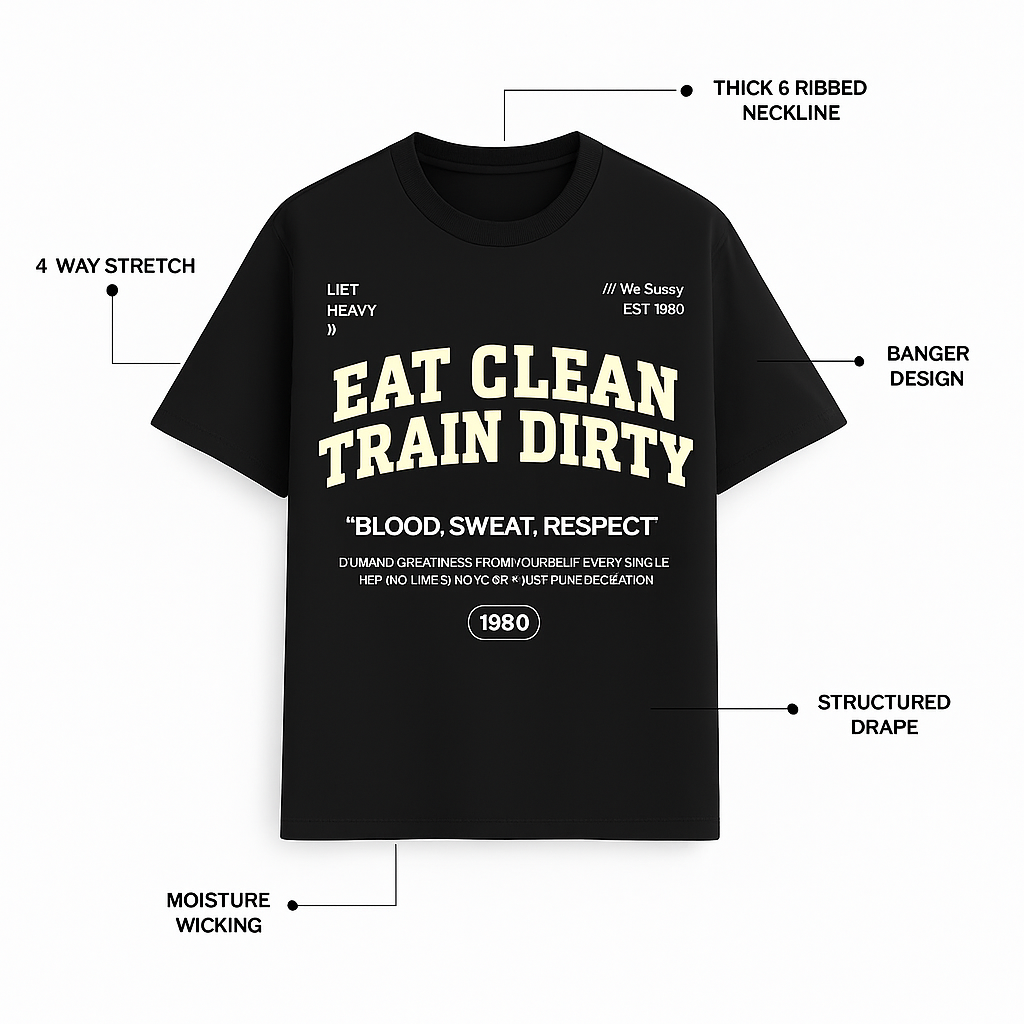 TRAIN HEAVY TEE