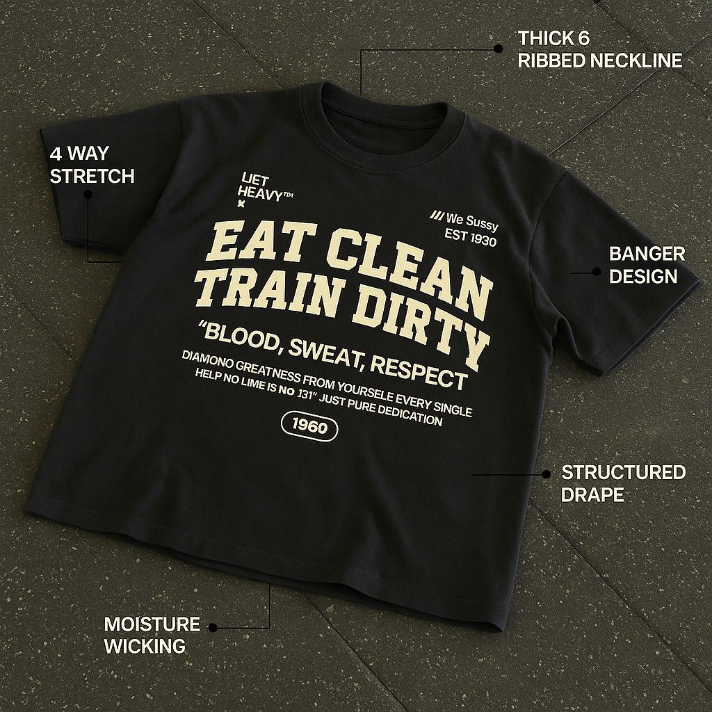 TRAIN HEAVY TEE