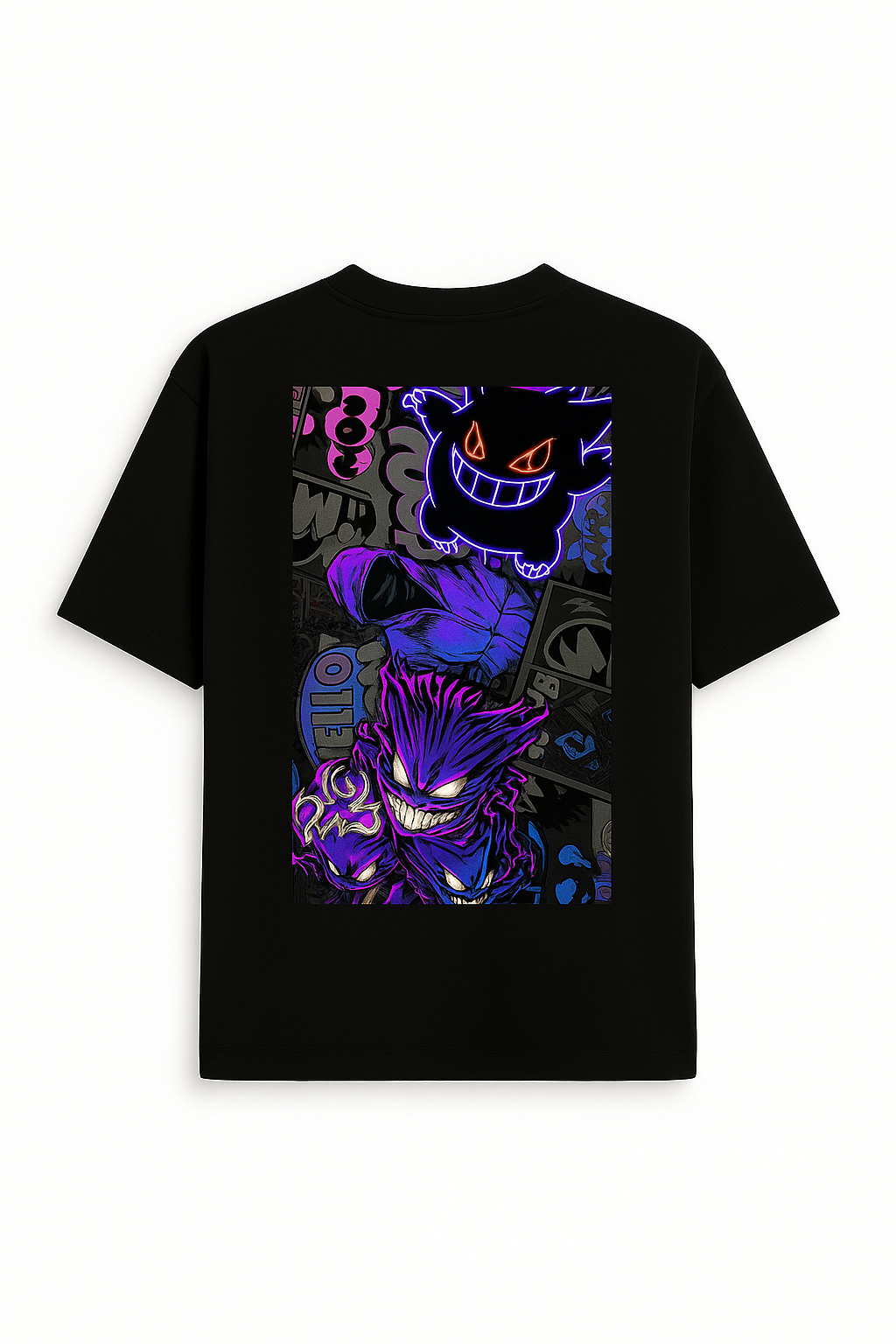 SLOGAN T-SHIRT WITH RIB