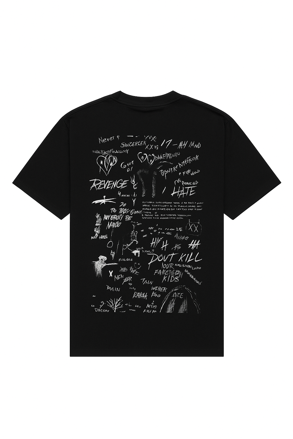 CONTRAST RIB T-SHIRT