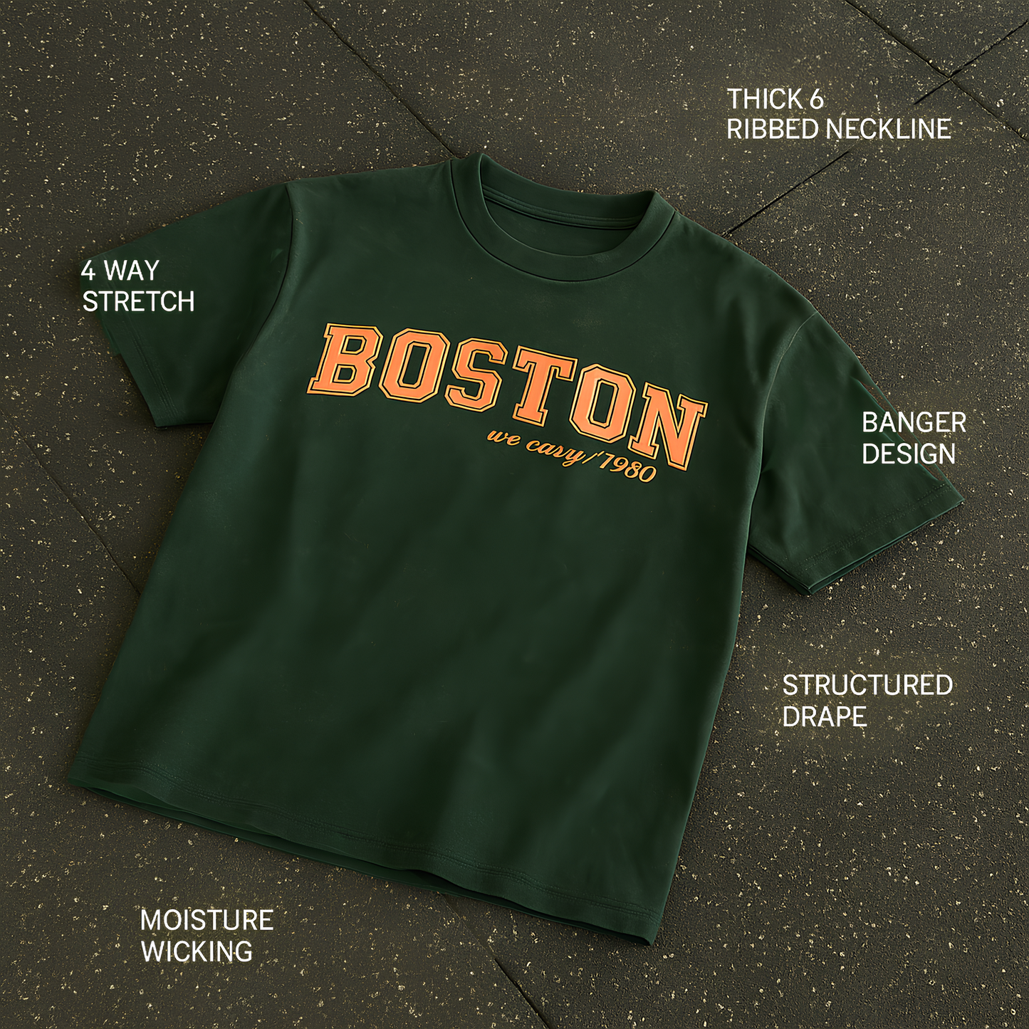 FADED GREEN T-SHIRT