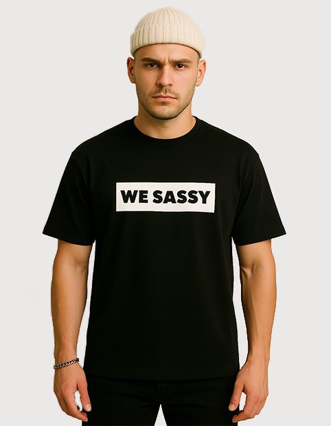 CONTRAST RIB T-SHIRT