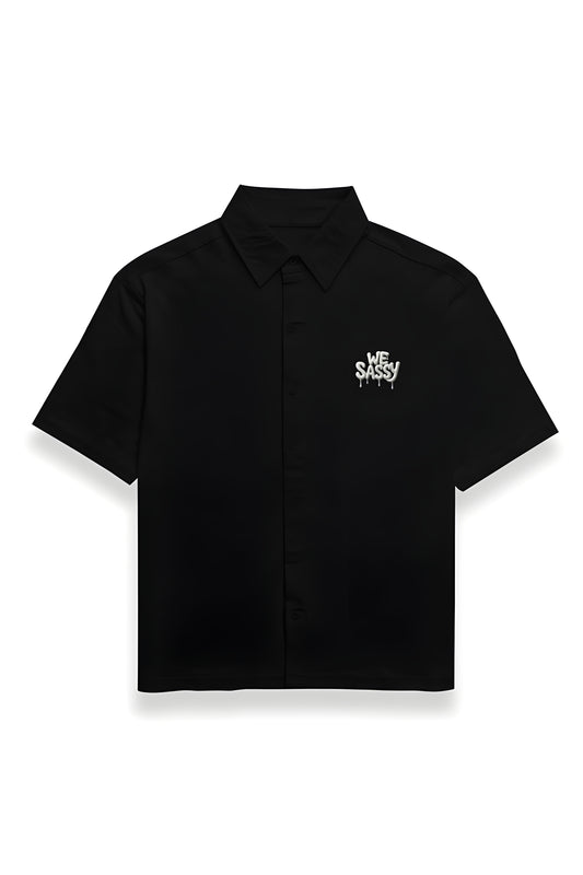 PRINT BUTTON SHIRT
