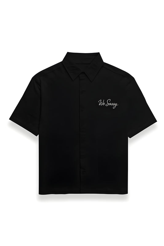 BOLD SLOGAN SHIRT