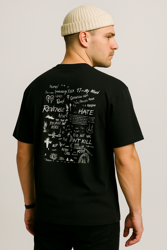 CONTRAST RIB T-SHIRT