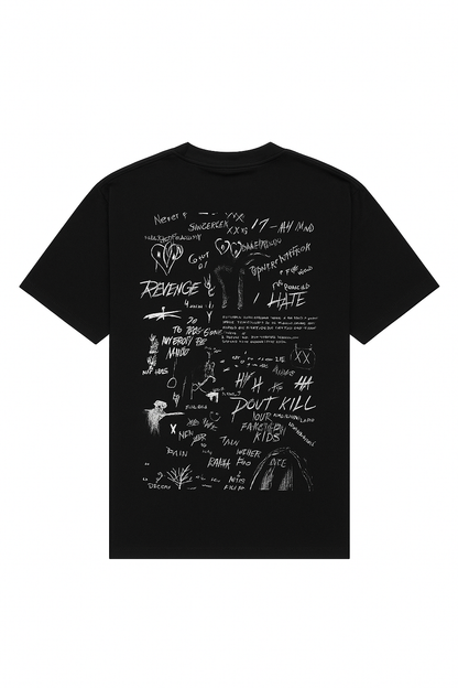 CONTRAST RIB T-SHIRT