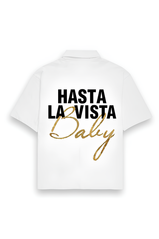 OVERSIZED SLOGAN SHIRT