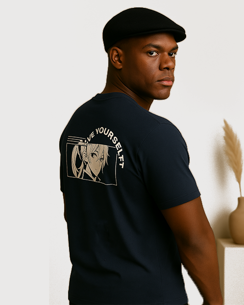 CONTRAST PRINTED T-SHIRT