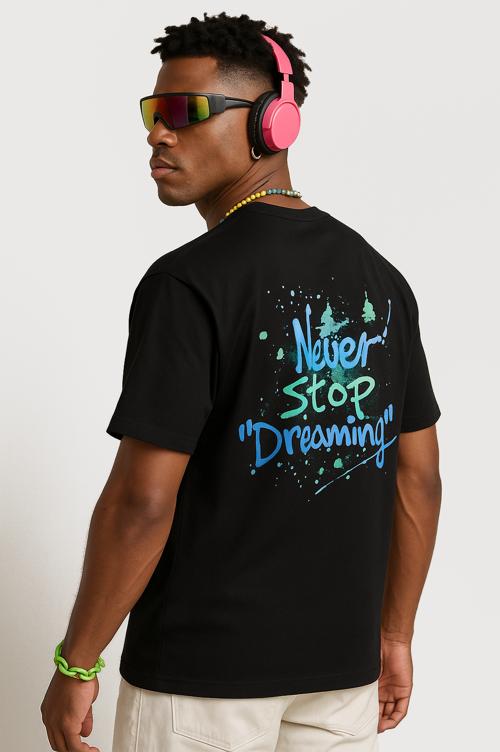 STRIPPED TERRY T-SHIRT