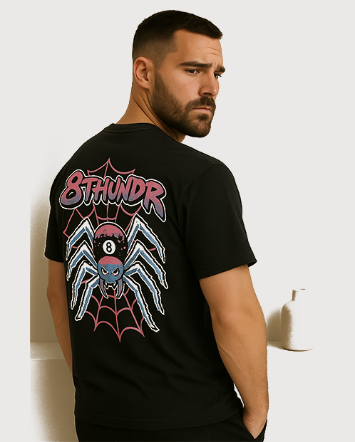 T-SHIRT WITH SPIDER PRINT